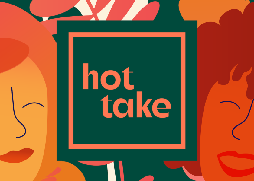 Hot Take Podcast Logo