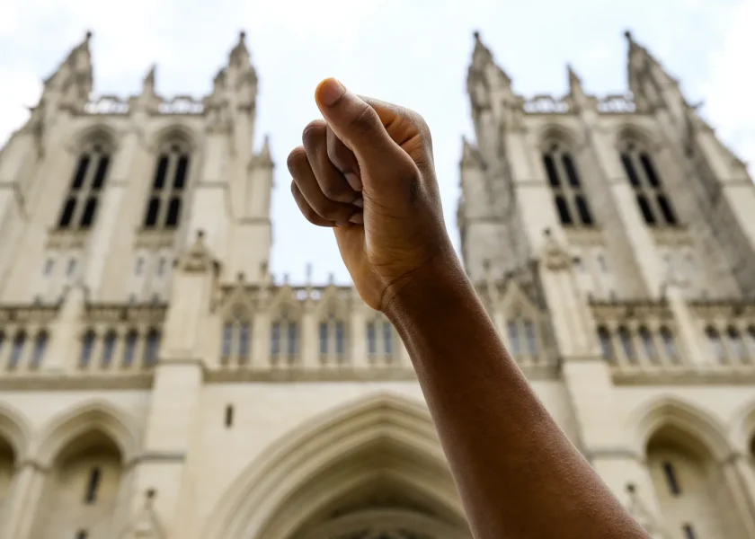 The Trump Resistance Inside Washington’s National Cathedral.